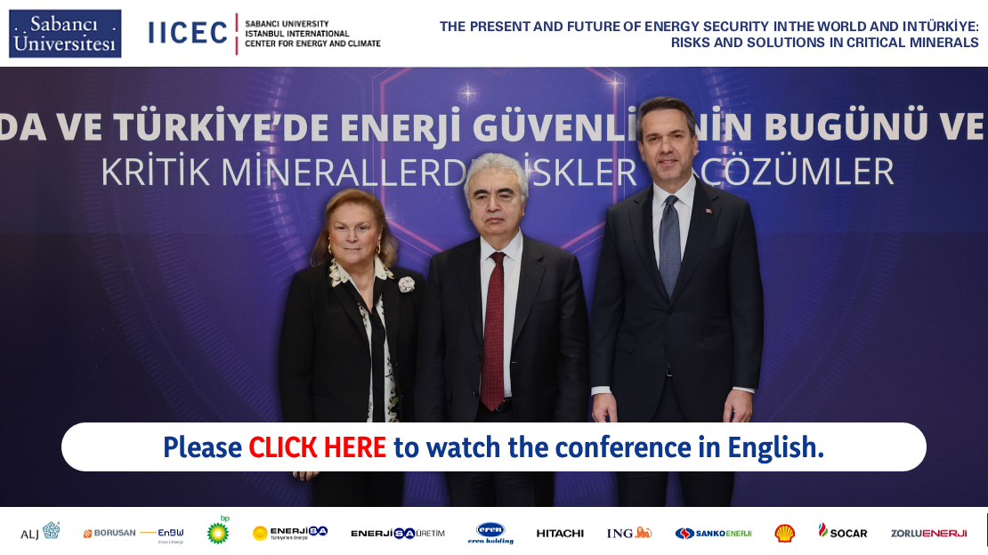 26 Aralık 2025 - Dünyada ve Türkiye’de Enerji Güvenliğinin Bugünü ve Yarını Kritik Minerallerde Riskler ve Çözümler
