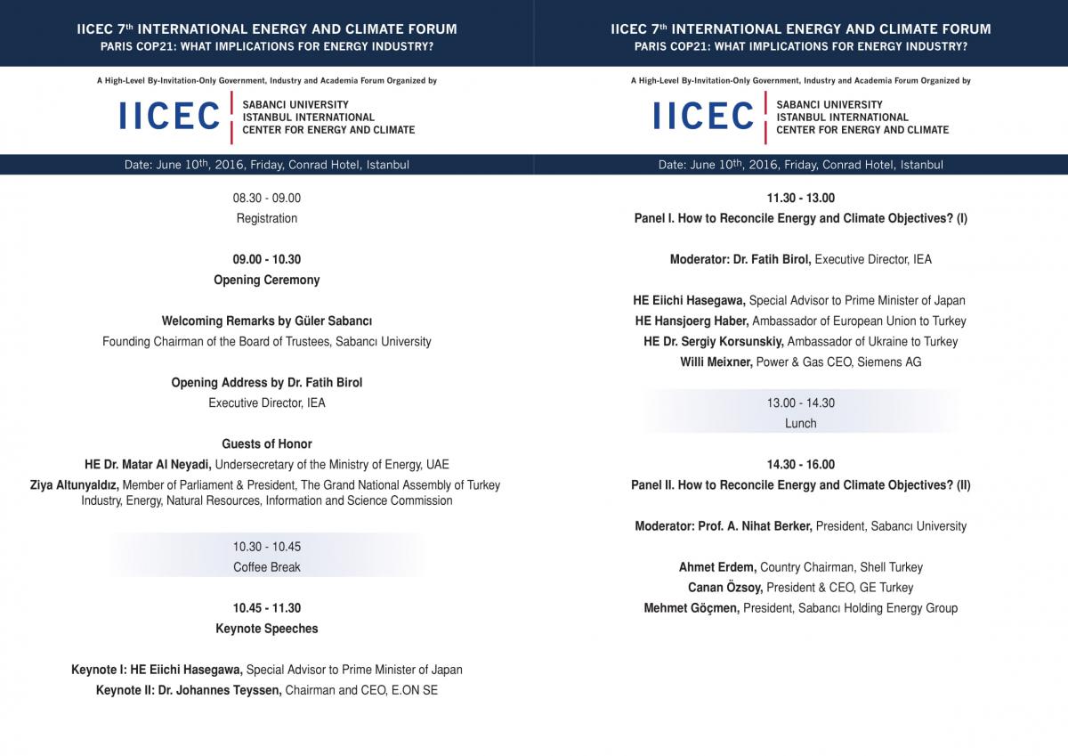 IICEC 7th International Energy and Climate Forum_Program