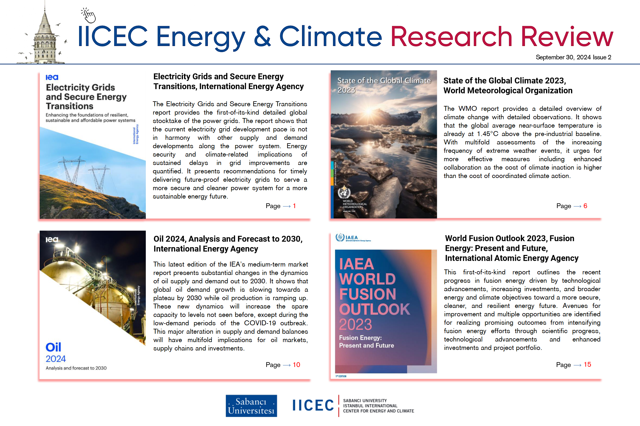 IICEC Energy & Climate Research Review Issue 2