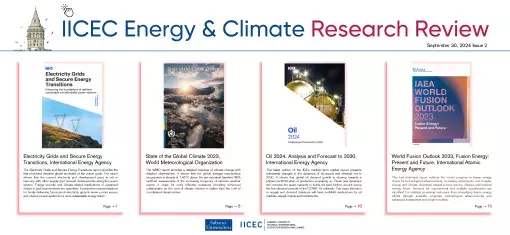 IICEC Energy &amp; Climate Research Review Issue 2