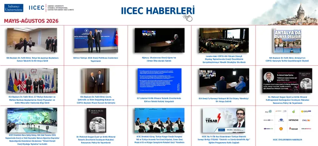 IICEC Haberleri Mayıs & Ağustos 2026
