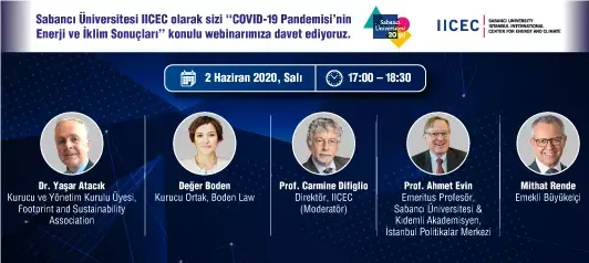 IICEC Webinar on ‘‘Energy and Climate Consequences of the COVID-19 Pandemic’’